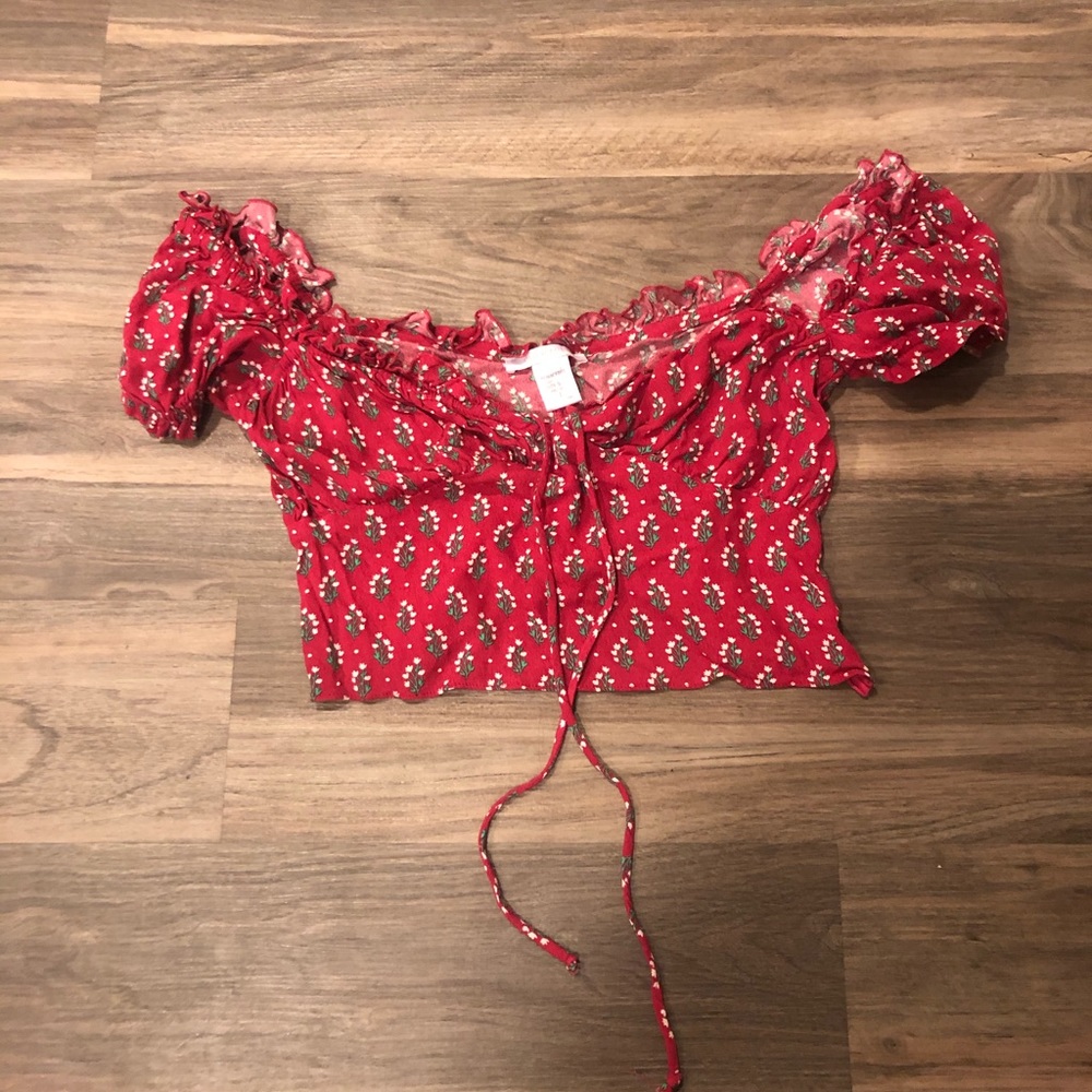 Flower Crop Top